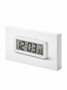 Часы настольные электронные на батарейках Орбита OT-CLT11 Белые